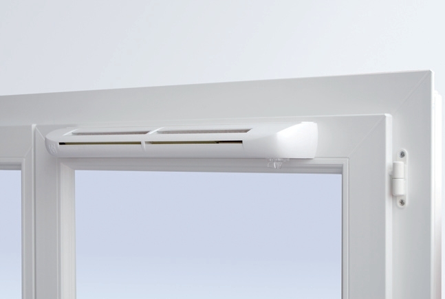 ZFHVA 5-35, feuchtegeführte Fensterzuluftelement mit akustischer Grundplatte, Verschluss, Art.100059