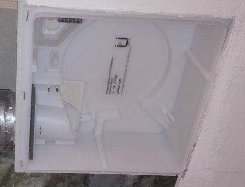 Einraum Unterputz Brandschutzgehäuse mit Küchenbrandschutz und Ausblasöffnung seitlich, CELUPGSBR