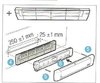 Luftmengenerhöhung ROLE01 - für ZUROH 100/110 OD - Wand- u. Rollladenzuluftelement,  Art. 130288